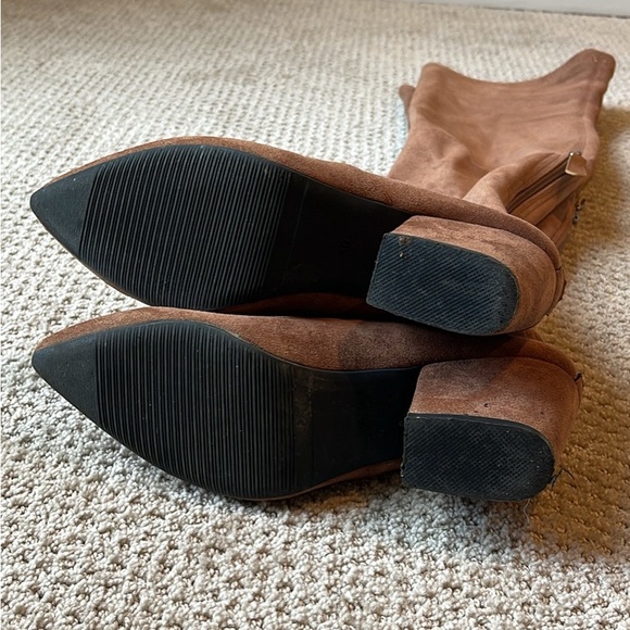 *SOLD* Tall (over the knee) camel brown boots - Picture 2 of 2